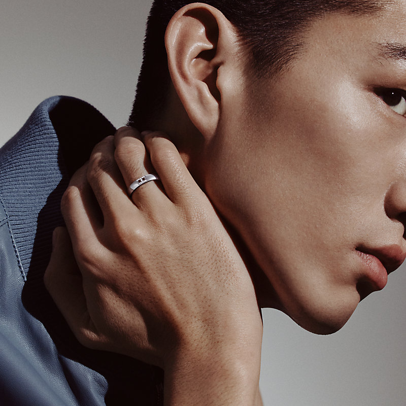 【HERMES】シンプルおしゃれ Ever Herakles wedding リング Ever Herakles wedding band | Hermès USA